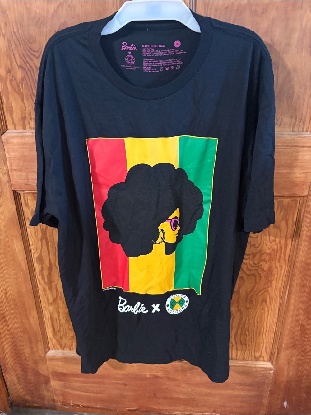 Barbie X Cross Colours Black T-shirt